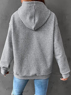 Women's Loose Casual Solid Color Long-sleeved Sweater Pi-Mart
