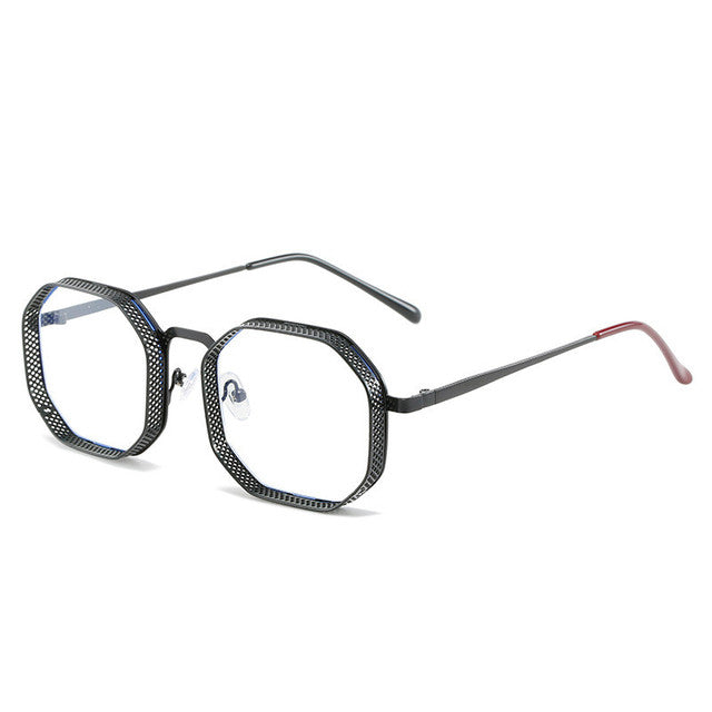 Polygon Hollow Frame Sun Glasses - SJB-DIAMOND ELITES