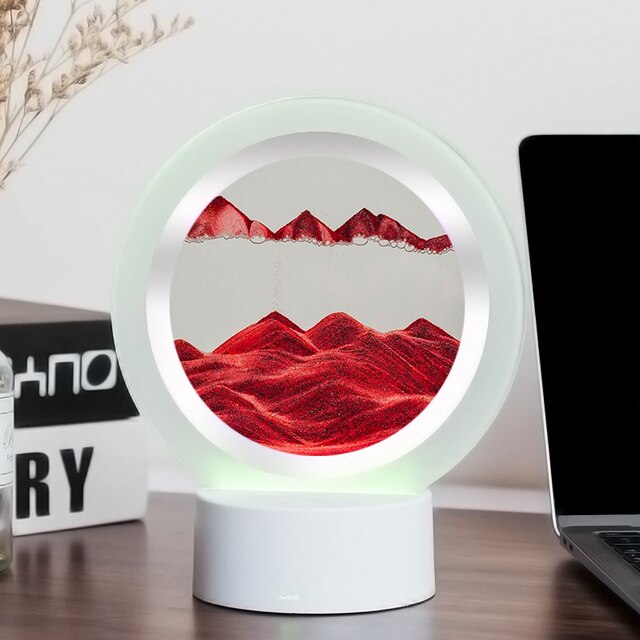 7 Colors USB Sandscape Table Lamp - SJB-DIAMOND ELITES