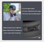 Riding Helmet Camera With Bluetooth Turn Taillight Flashing Lootquake LLC