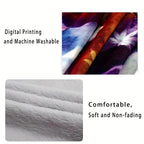 1pc Soft Flannel Butterfly Pattern Envelope Printed Blanket, To My Granddaughter From Grandma Throw Blanket for Couch Bed Sofa Office Car Camping, One For All Seasons