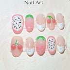 1071 Handmade Nail Wear Nail Art Reusable Press on Nails False Nails