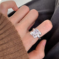 Square Zircon Ring - SJB-DIAMOND ELITES