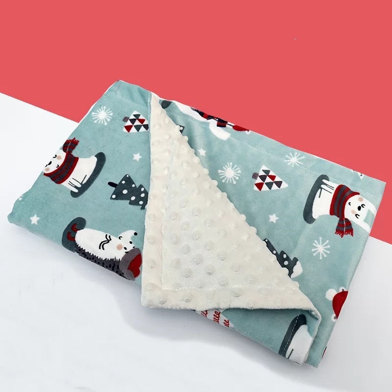 High Quality Baby Blanket Winter Flannel Fleece Flamingo Blanket Infant Swaddle Stroller Wrap For Newborn Baby Bedding Blankets Pi-Mart