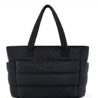 Women's Cotton Handbag Large Zipper Travel Essential Pi-Mart