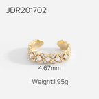Open Shiny Stone Ring - SJB-DIAMOND ELITES