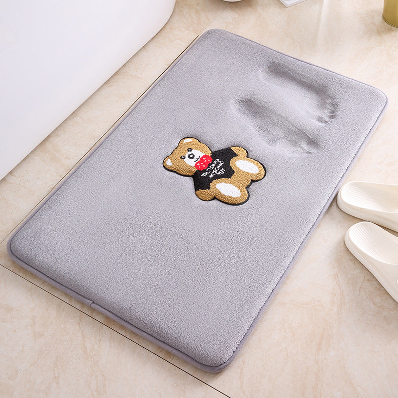 Absorbent Non-slip Living Room Bathroom Floor Mat Pi-Mart