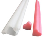 Eco-Friendly Reusable Dolphin Round Heart Shape Non-Stick Silicone Tube Soap Mold Pipe Handmade Cake Baking Tool Easy Clean 1 PC Heart Shaped Silicone Mold Tube Mold Handmade Soap Mold Candle Mold Stevvex