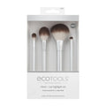 Ecotools Precious Metals Cheek + Eye Highlight Makeup Brush Set - New This is Beauty US