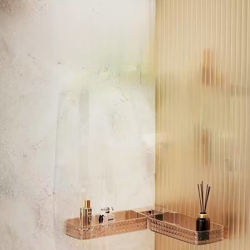 Bathroom Wall-mounted Multi-function Rotating Storage Rack Pi-Mart