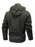 Men's Plus Size Hooded Outdoor Windproof Coat THRIXINE