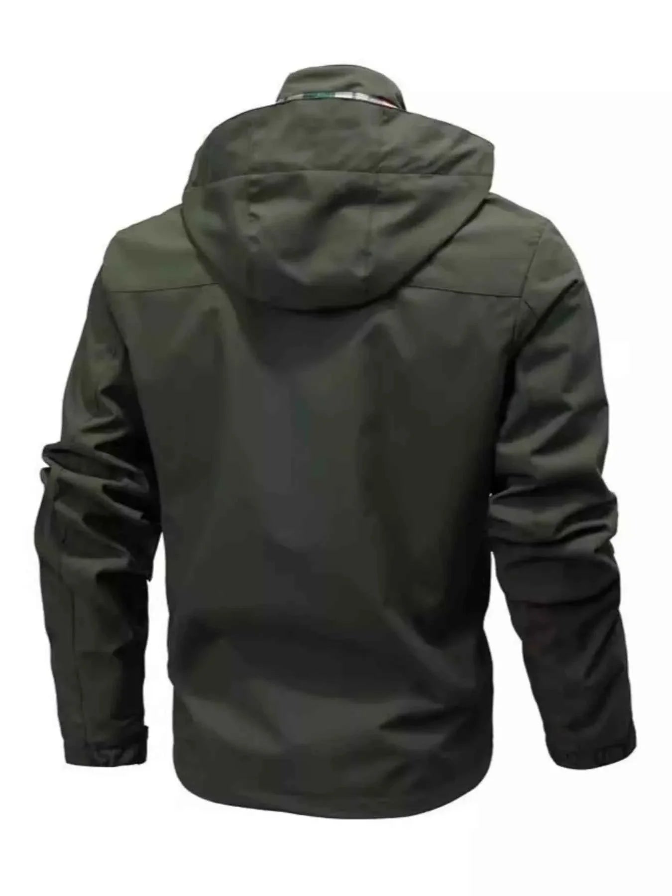 Men's Plus Size Hooded Outdoor Windproof Coat THRIXINE