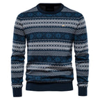 Spliced Cotton Men's Sweater Pi-Mart