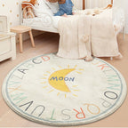Round Thickened Carpet Children's Room Home Non-slip Absorbent Floor Mat Pi-Mart