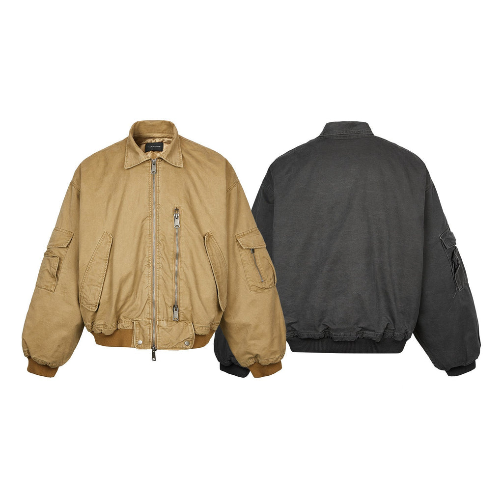Bomber Jacket Coat Cotton-padded Jacket Men