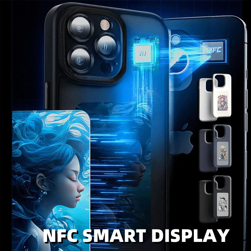 E-ink Screen Phone Case Unlimited Screen Projection Personalized Phone Cover Battery Free New Designer Luxury Phone Case Pi-Mart
