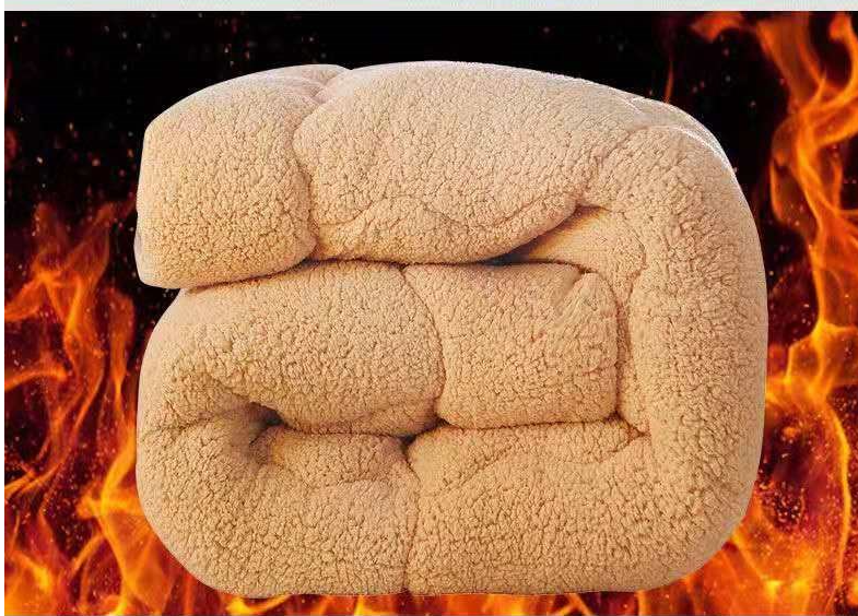 Lamb Velvet Quilt Keeps Warm For Two In Winter Pi-Mart