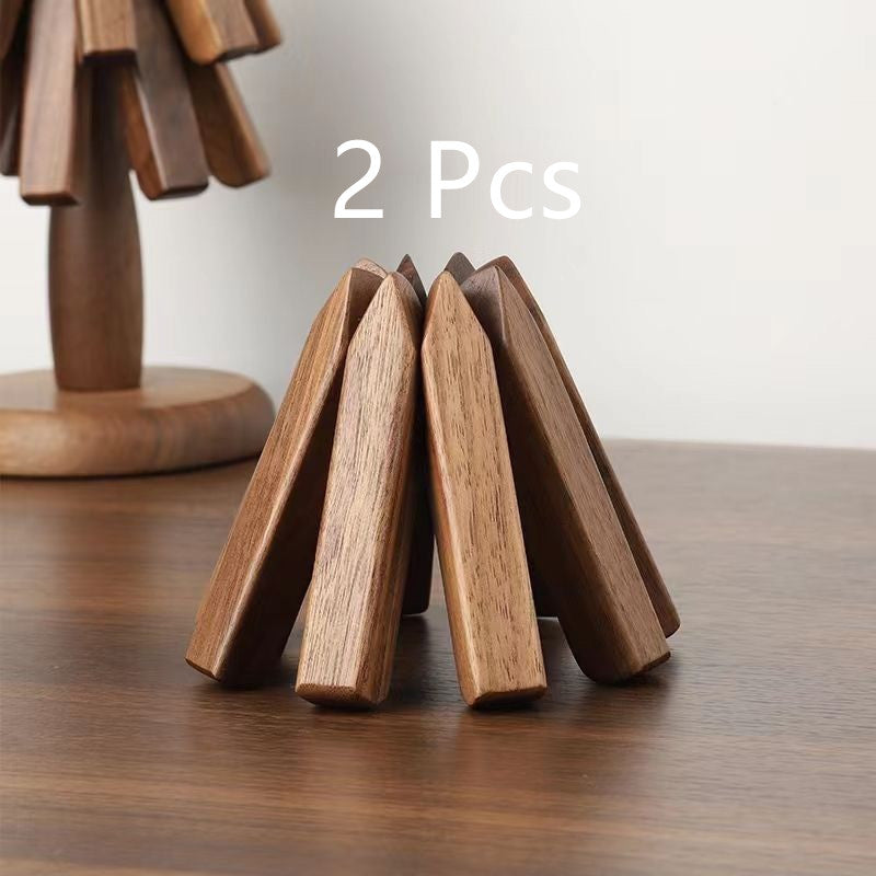 Black Walnut Solid Wood Table Decoration A Tree Anti-scald Thermal Pad Pi-Mart