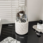 Household Rotatable Makeup Brush Dustproof Cover Storage Container