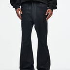 High Street RO Wind Coating Brush Glue Slightly Flared Mop Jeans Lootquake LLC