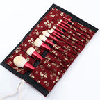 Retro Cosmetic Pen And Brush Storage Bag Pi-Mart