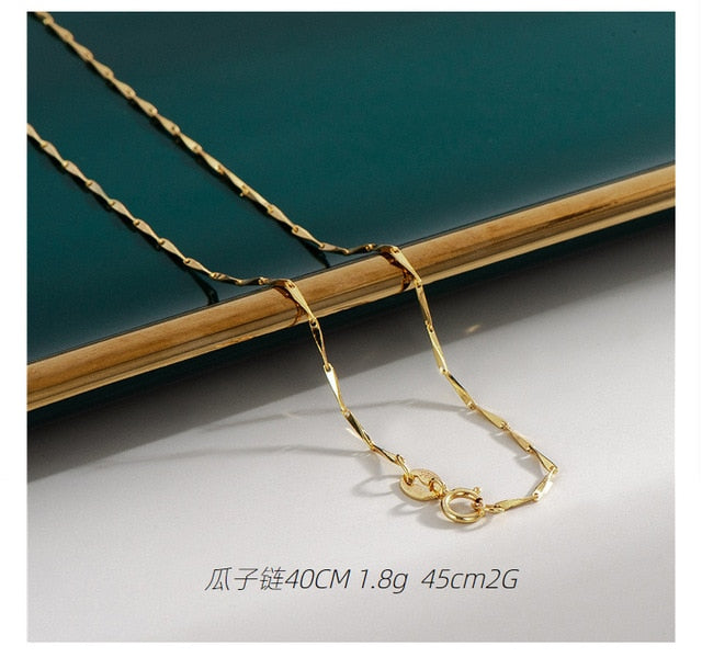 18K Gold Plated Necklaces Pi-Mart
