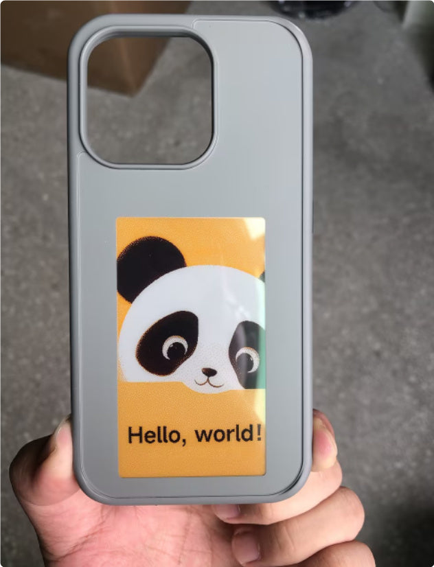 E-ink Screen Phone Case Unlimited Screen Projection Personalized Phone Cover Battery Free New Designer Luxury Phone Case Pi-Mart