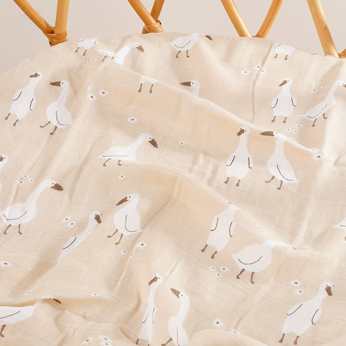 2 Layers Muslin Blanket, Bamboo Cotton Muslin Blanket For Home And Travel Use Halloween, Christmas Gift Lootquake LLC