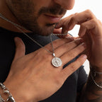 Vnox Layered Necklaces for Men Pi-Mart
