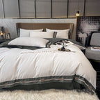 Pure Cotton Quilt Cover Linen Bed Sheet Autumn And Winter Set Pi-Mart