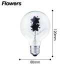 Edison Bulb Indoor Night Light Rose  Flower  Holiday Christmas Wedding Decor Bulbs High Brightness Daylight White Antique LED Filament Bulbs For Home Decor Party Stevvex