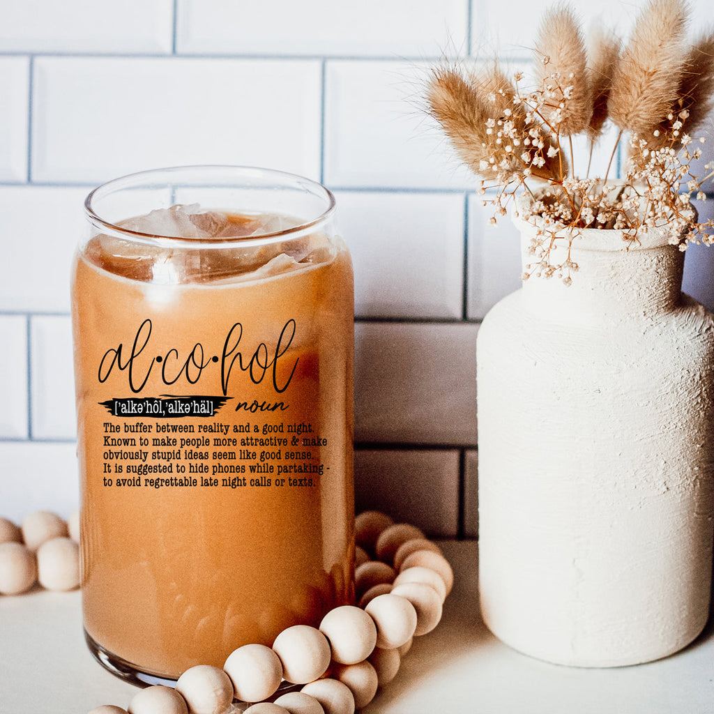17oz Glass Tumbler With Bamboo Lid And Straw Reusable Insulated Cup For Coffee Tea Beer BandsCo Straps