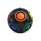 Educational Small Antistress Cube Rainbow Ball Puzzles Magic Stress Reliever Football Learning Fun Toys For Children And Adult Stevvex