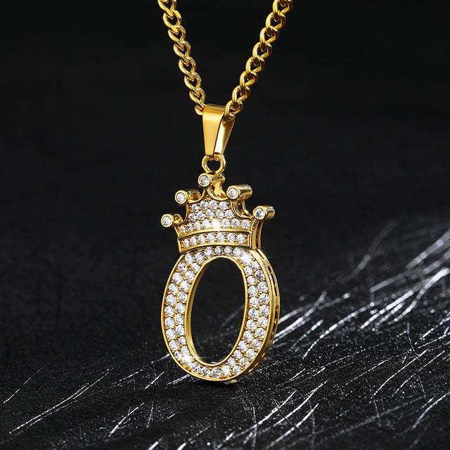 Zircon Alphabet Necklace - SJB-DIAMOND ELITES