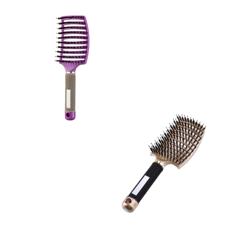 Hairbrush Anti Klit Brushy Haarborstel Women Detangler Hair Brush Bristle Nylon Scalp Massage  Teaser Hair Brush Comb Pi-Mart