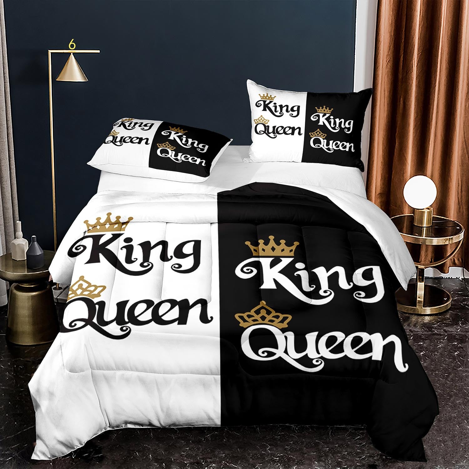 3d Bed Three-piece Digital Printing Duvet Cover Sheet Pi-Mart