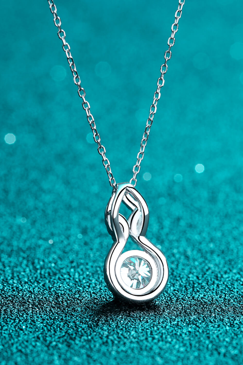 Carat Moissanite Pendant Necklace Pi-Mart