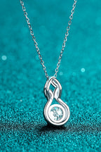 Carat Moissanite Pendant Necklace Pi-Mart