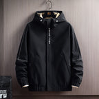 Spring And Autumn Men's Jacket Student Autumn Workwear Jacket Hooded Pi-Mart