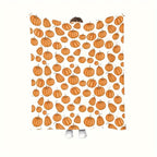 Cozy Pumpkin Print Flannel Throw Blanket - Perfect For Fall, Thanksgiving & Christmas Gifts | Soft, Warm & Reversible | Ideal For Couch, Bed, Office & Travel