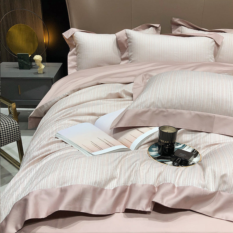 Four-piece Cotton Leopard Print Duvet Cover Atmosphere Pi-Mart