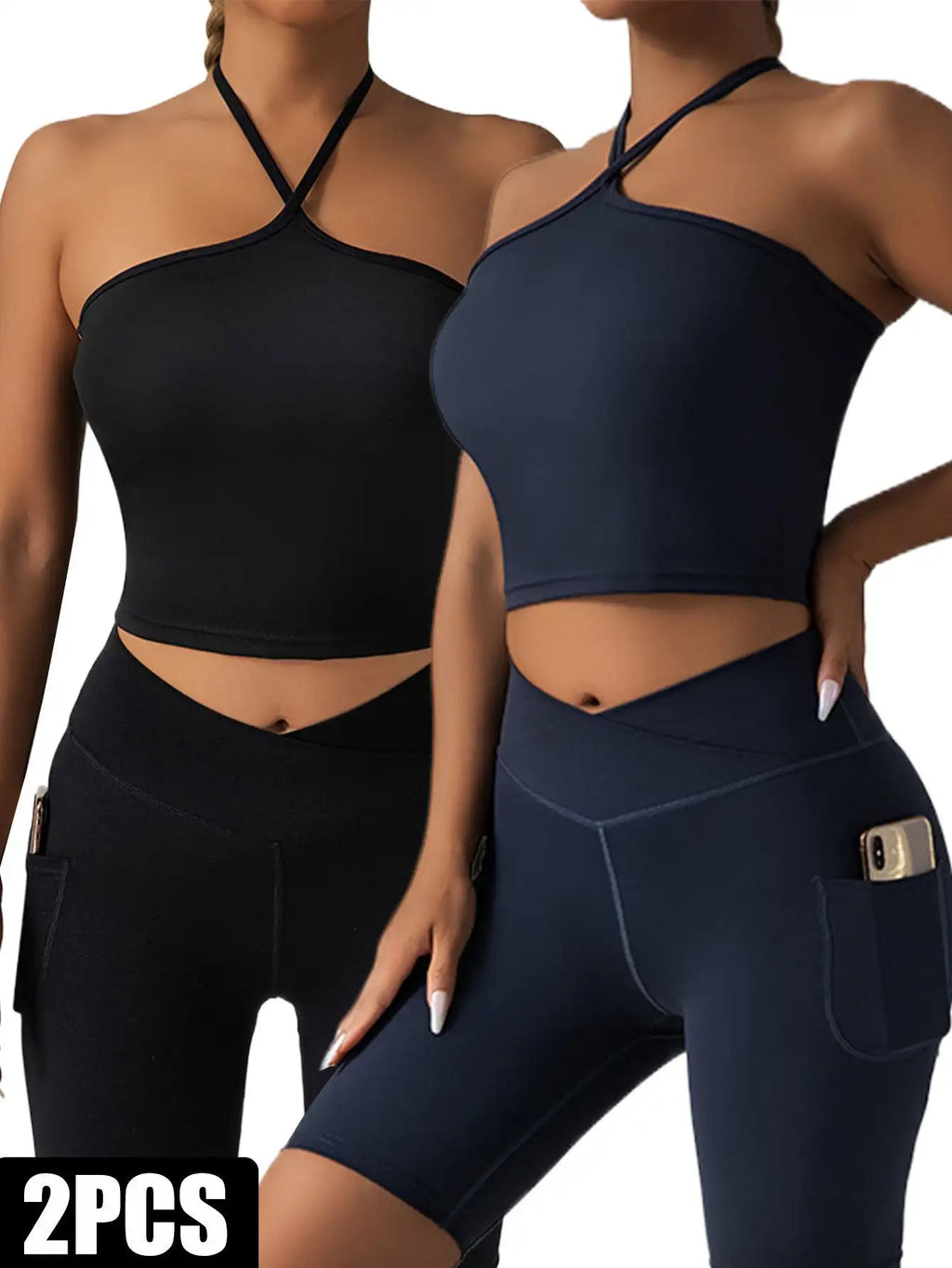 2 Pieces Sports Bra Athletic Running Sports Bra - SJB-DIAMOND ELITES