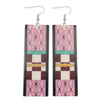 Acrylic Tanjiro Earrings Pi-Mart
