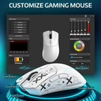 ATTACK SHARK R1 PRO 59g SUPERLIGHT Mouse, PixArt PAW3311 Gaming Sensor, BT/2.4G Wireless/Wired Gaming Mouse, 6 Adjustable Up To 18000, 65 Hrs Battery, Office Mice For Win11/Xbox/PS/Mac (()Black ) Lootquake LLC