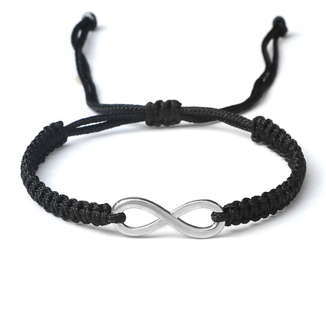 Infinity Charm Couple Bracelet Pi-Mart