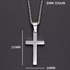 Classic Cross Men Necklace Pi-Mart