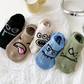 5 Pairs Cartoon Print Socks, Funny & Breathable Low Cut Ankle Socks, Women's Stockings & Hosiery Lootquake LLC