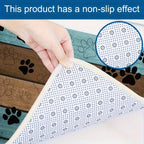 1pc Ultra-Absorbent Dog Paw Prints Doormat - Stylish Entrance Rug for Muddy Paws, Quick Drying, Non-slip Sleeping Blanket, Perfect for Busy Pet Homes Lootquake LLC