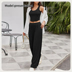 Women's Fashion Simple Solid Color Suit - SJB-DIAMOND ELITES