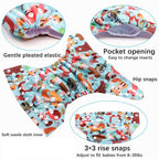 Cute Cartoon Printed Baby Cloth Diapers Pi-Mart